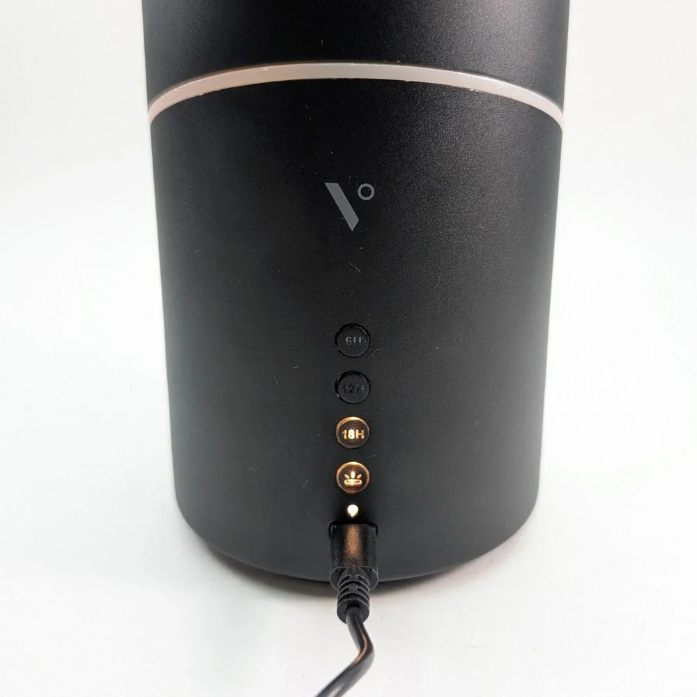 Vitruvi Move Essential Oil Diffuser Charcoal Black Portable Ultrasonic Corded